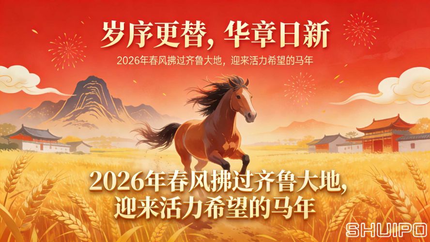 山東水泊智能裝備股份有限公司馬年春節(jié)官網(wǎng)文案 (3)